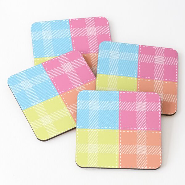 Item preview, Pastel Tartan Fabric designed and sold by Fernz8223.