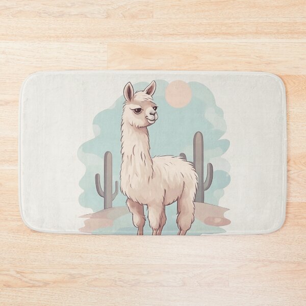 Item preview, Llama in the Desert Sunset designed and sold by DesignDrifts.