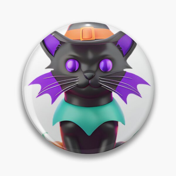 Artikelvorschau, Halloween schwarze Katze mit Kürbissen entworfen und verkauft von Lisa Pearlman.