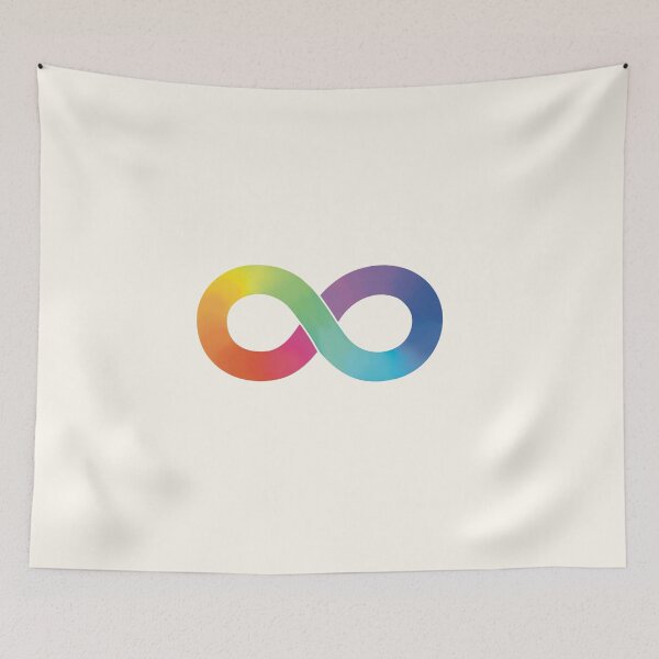 Item preview, Autism infinity symbol rainbow designed and sold by Jea-la.