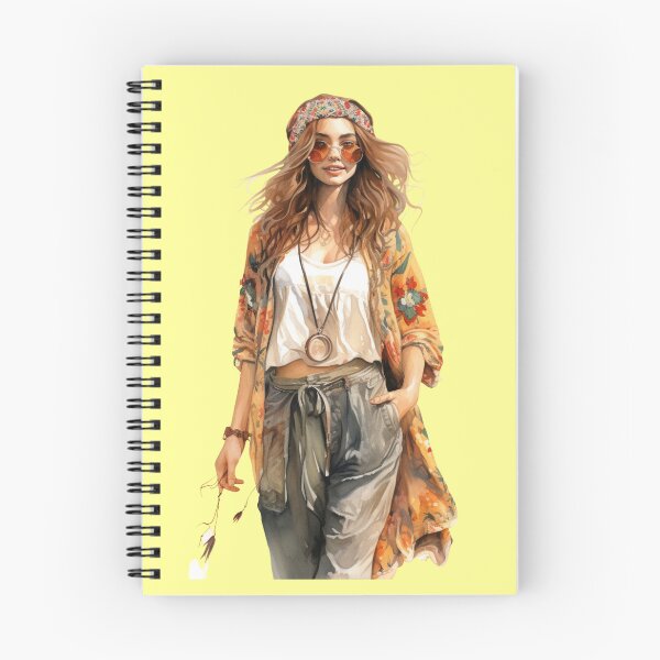 Item preview, Cute Hippie Girl designed and sold by Sketch-Shack.