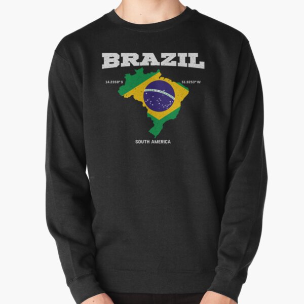 Brazil flag I Brazilian Souvenirs' Men's Hoodie