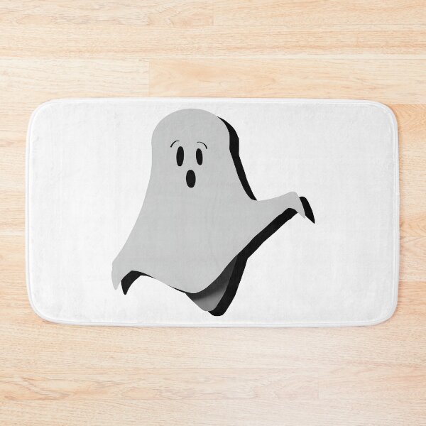 Item preview, Gray Ghost With Shadow, Wide Version, By Zeesdesign on Redbubble designed and sold by ZEESDESIGN.