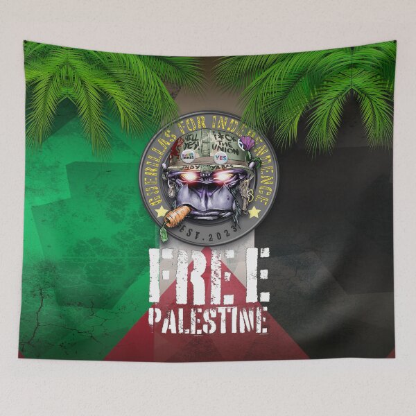 Item preview, Guerrilas for Indy: Free Palestine Alternate designed and sold by IndyGuerillas.