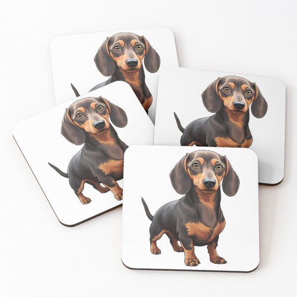 Item preview, Dachshund (Weiner Dog) Brown and Tan Puppy Drawing designed and sold by meganohm.