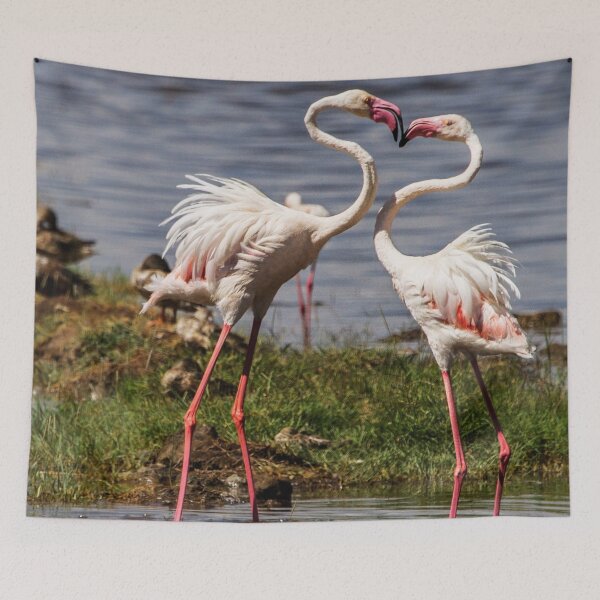 Item preview, Flamingos In Love designed and sold by TheAnimalZ00.
