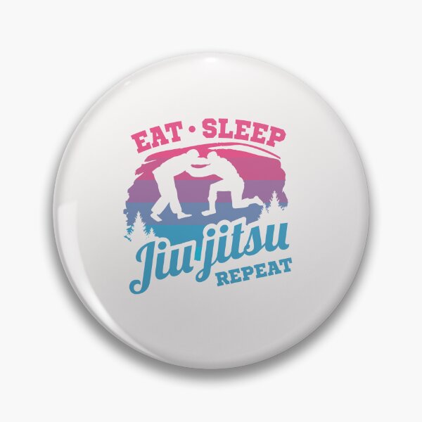 Item preview, Funny jiujitsu Eat Sleep Jiujitsu repeat designed and sold by ETIndustries.