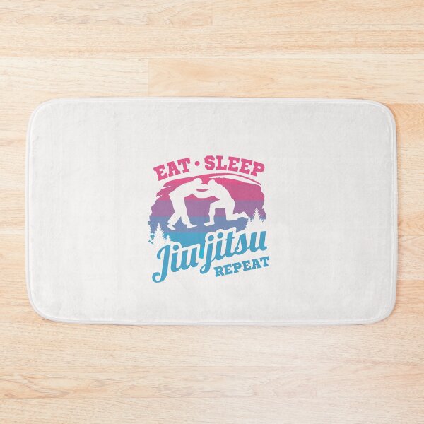 Item preview, Funny jiujitsu Eat Sleep Jiujitsu repeat designed and sold by ETIndustries.