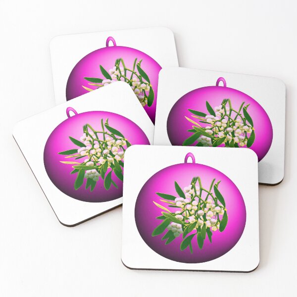 Item preview, Mistletoe on a Christmas tree ball designed and sold by Robin3DT.