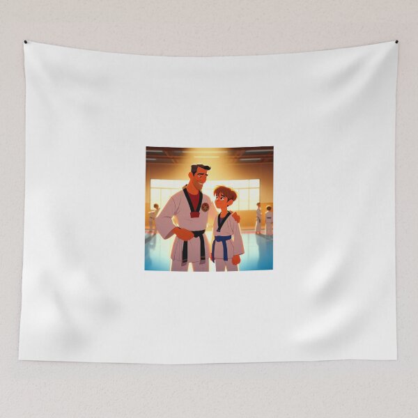 Item preview, Taekwondo Sensei Mentorship White GI Cute Style designed and sold by Martial-Art-23.