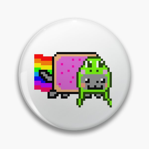 Item preview, Nyan cat frog halloween pixelart designed and sold by Pixel-Delights.