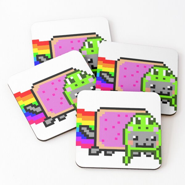 Artikelvorschau, Nyan Katzenfrosch Halloween Pixelart entworfen und verkauft von Pixel-Delights.