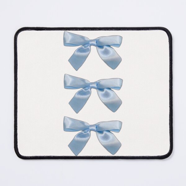 Item preview, Coquette baby blue ribbon bows designed and sold by Pixiedrop.
