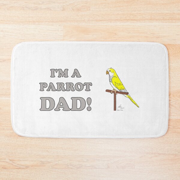 Item preview, I'm a Parrot Dad! - Yellow Quaker designed and sold by Laughing Parrot Studio.