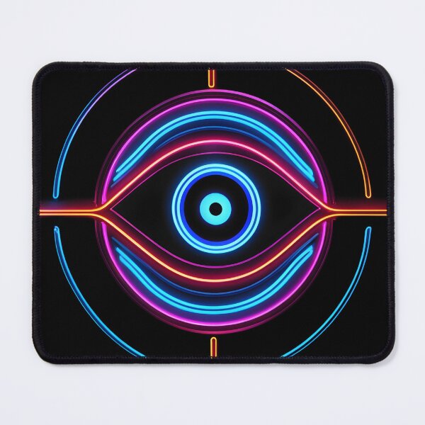 Item preview, Glowing Neon Evil Eye Sign designed and sold by Tau Tia L Douglass.