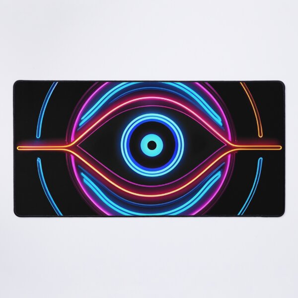Item preview, Glowing Neon Evil Eye Sign designed and sold by Tau Tia L Douglass.