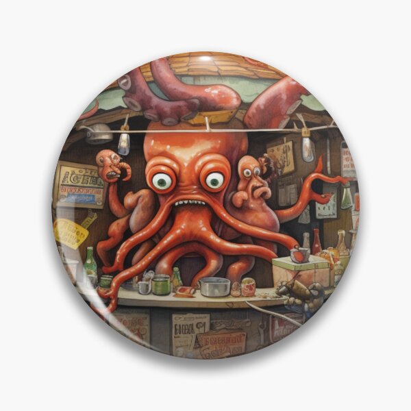 Item preview, The Custodian Octopus designed and sold by ArtLux-Studio.