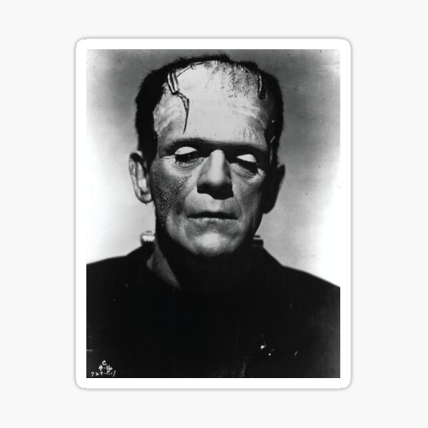 Item preview, Frankenstein's Monster Boris Karloff  designed and sold by QuidnuncDesigns.