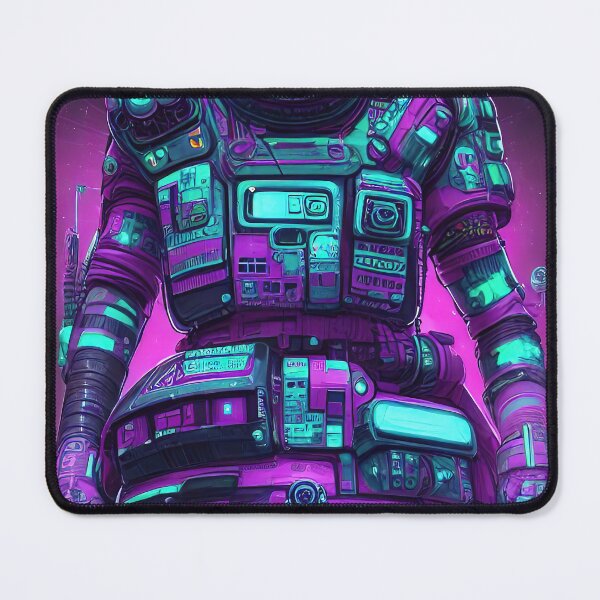 Item preview, Purple robot futuristic, scifi, robotics, cool, space, tech, cyber designed and sold by Cyber Kids.