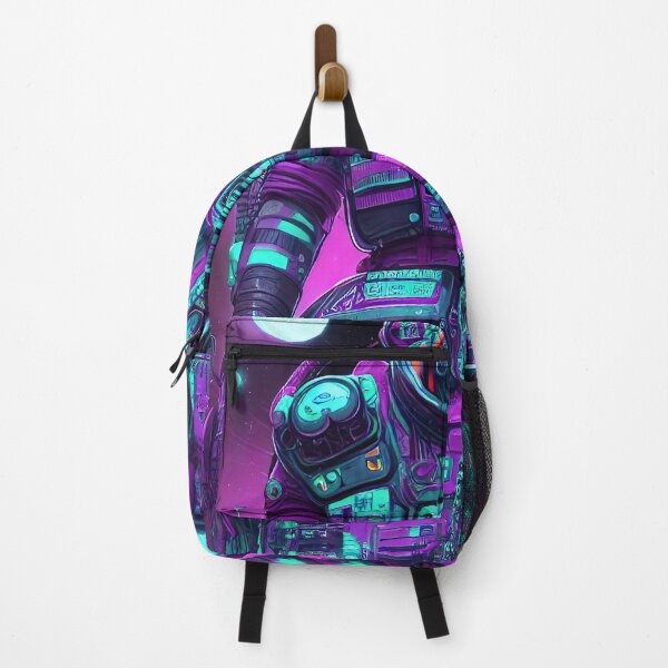 Item preview, Purple robot futuristic, scifi, robotics, cool, space, tech, cyber designed and sold by Cyber Kids.