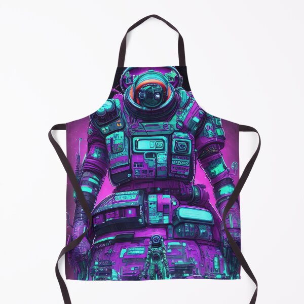 Item preview, Purple robot futuristic, scifi, robotics, cool, space, tech, cyber designed and sold by Cyber Kids.