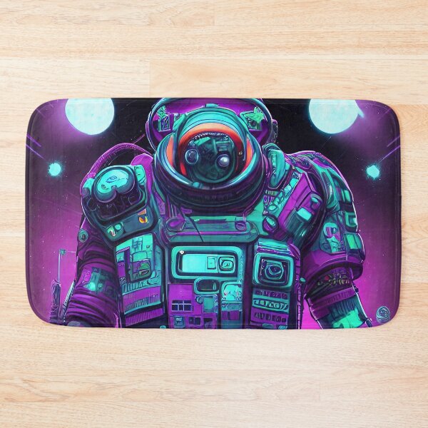 Item preview, Purple robot futuristic, scifi, robotics, cool, space, tech, cyber designed and sold by Cyber Kids.