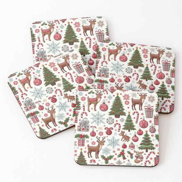 Item preview, Holiday Christmas Tree Decorations Reindeer Christmas designed and sold by ILLYL Creatives.