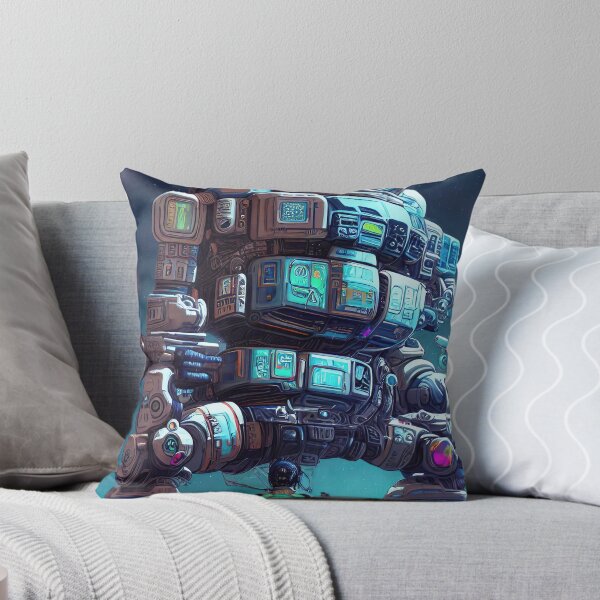 Item preview, Purple robot futuristic, scifi, robotics, cool, space, tech, cyber designed and sold by Cyber Kids.