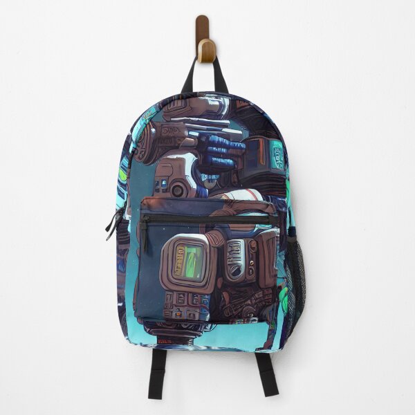 Item preview, Purple robot futuristic, scifi, robotics, cool, space, tech, cyber designed and sold by Cyber Kids.
