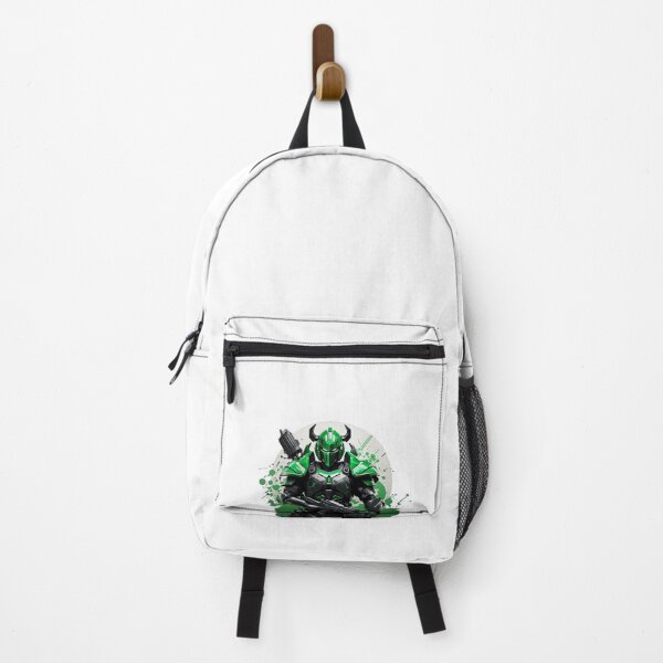 Item preview, strong green robot warrior designed and sold by CstmPrint.