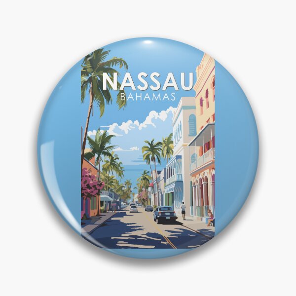Artikelvorschau, Nassau Bahamas Reisekunst Vintage entworfen und verkauft von KrisSidDesigns.