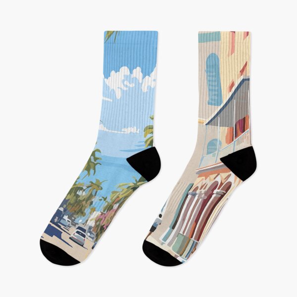 Item preview, Nassau Bahamas Travel Art Vintage designed and sold by KrisSidDesigns.