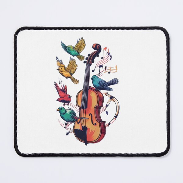 Item preview, Guitar with Birds designed and sold by Gulyabani.