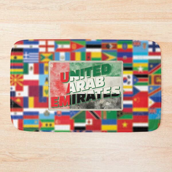 Item preview, United Arab Emirates vintage style retro souvenir designed and sold by DeveloperProp0.