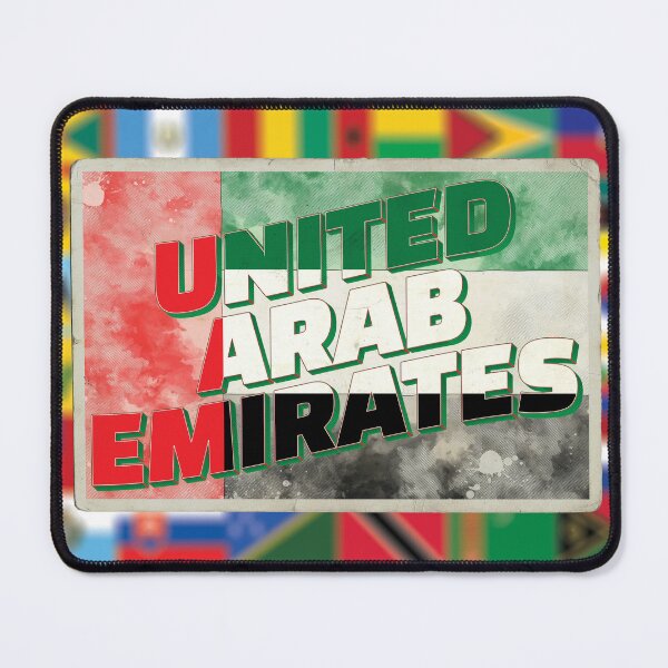 Item preview, United Arab Emirates vintage style retro souvenir designed and sold by DeveloperProp0.