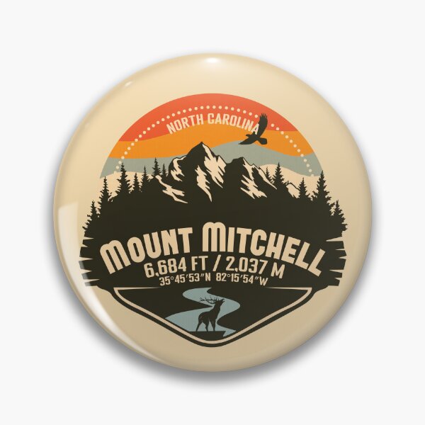 Item preview, Mount Mitchell State Park North Carolina Retro Camping Hiking Outdoor Adventure designed and sold by mountainfad.