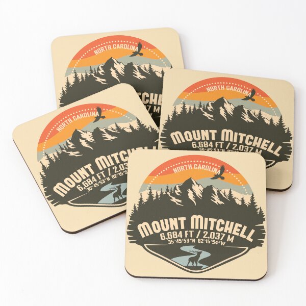 Item preview, Mount Mitchell State Park North Carolina Retro Camping Hiking Outdoor Adventure designed and sold by mountainfad.