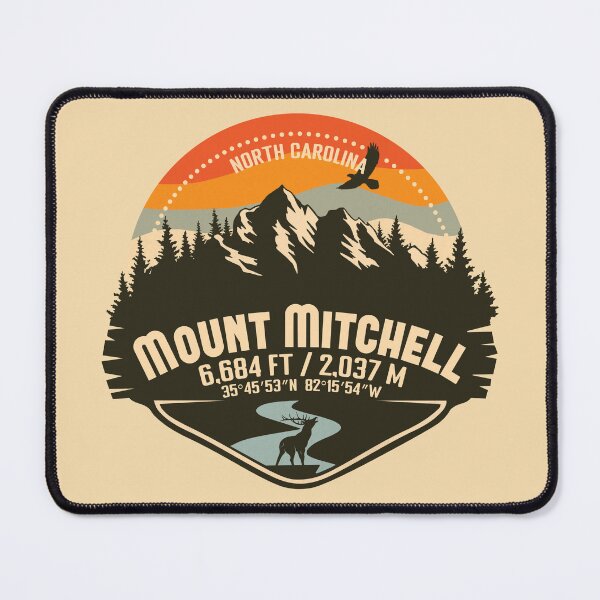 Item preview, Mount Mitchell State Park North Carolina Retro Camping Hiking Outdoor Adventure designed and sold by mountainfad.