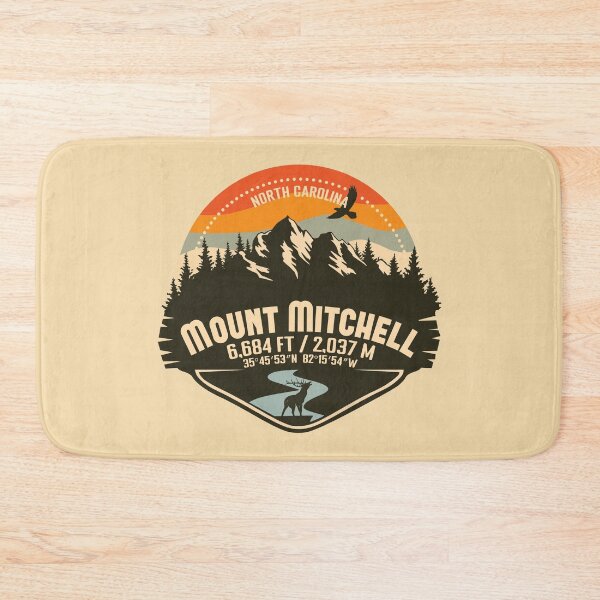 Item preview, Mount Mitchell State Park North Carolina Retro Camping Hiking Outdoor Adventure designed and sold by mountainfad.