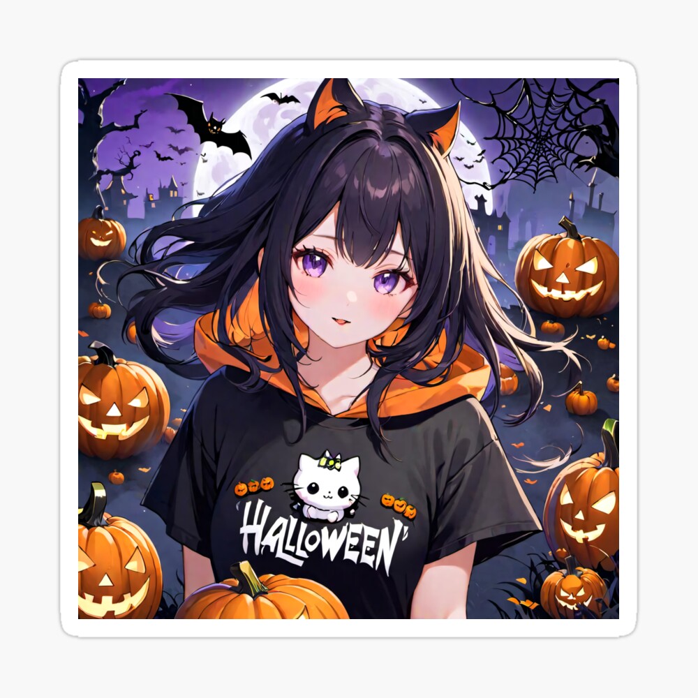 Halloween Anime Spooky Girl