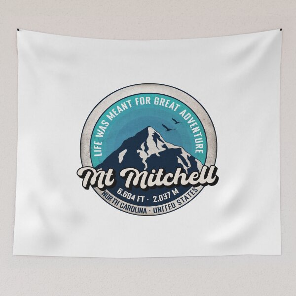 Item preview, Mount Mitchell State Park, North Carolina Retro Camping Hiking Outdoor Adventure designed and sold by mountainfad.