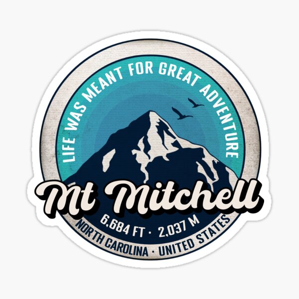 Item preview, Mount Mitchell State Park, North Carolina Retro Camping Hiking Outdoor Adventure designed and sold by mountainfad.