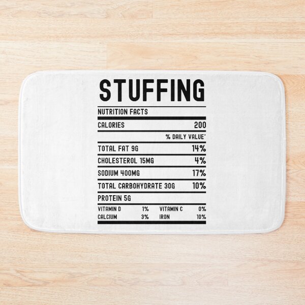 Item preview, Stuffing Nutrition Facts designed and sold by Beezi Graphix.