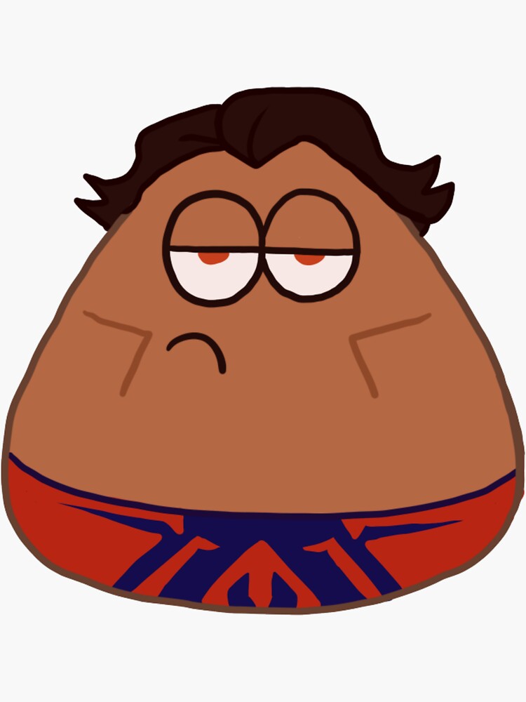 Pou Meme Stickers for Sale