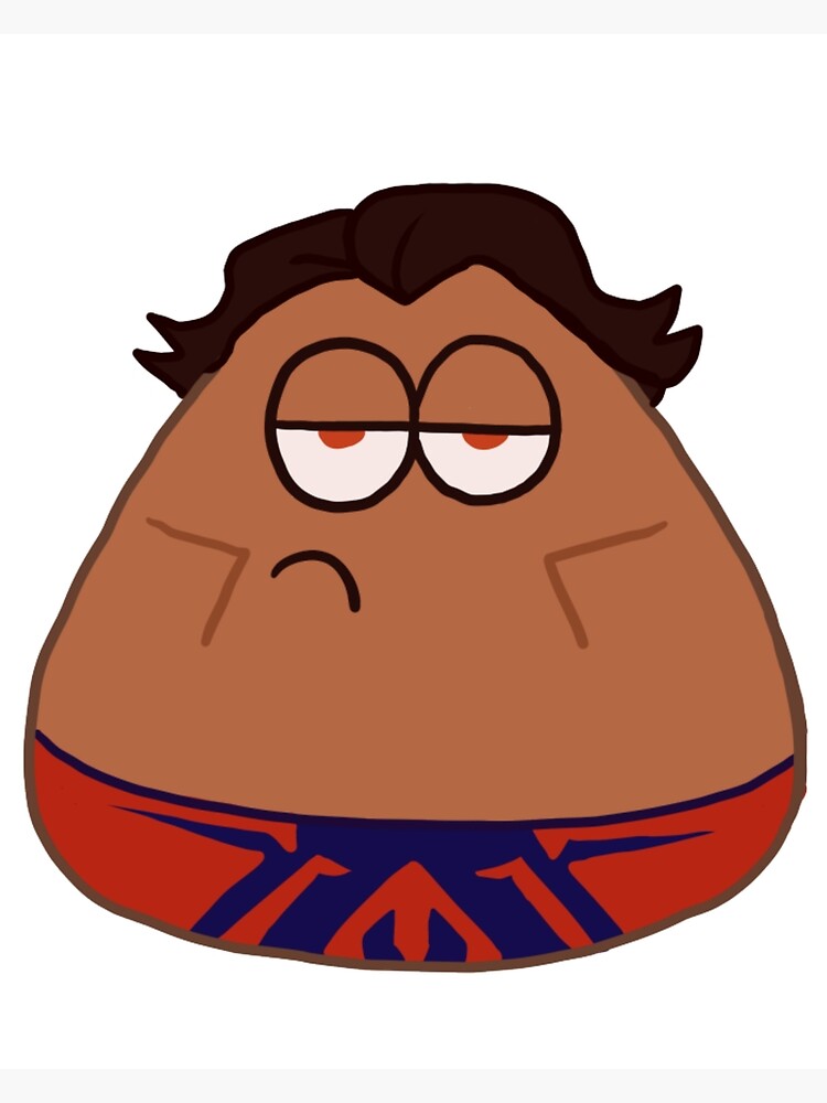 Pou Sticker for Sale by milahcxd5