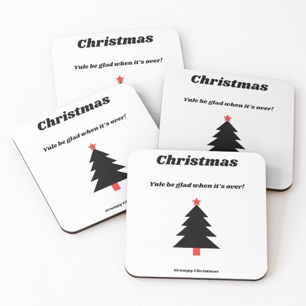 Item preview, Grumpy Christmas - Glad when it's over designed and sold by Lindleywood.