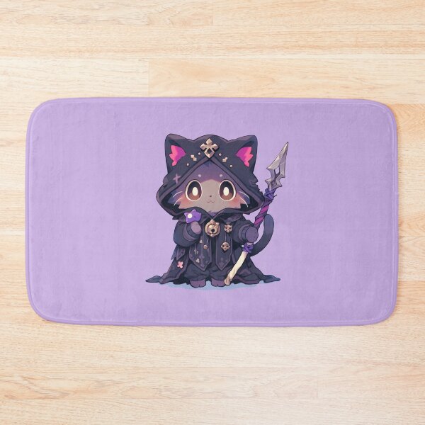 Item preview, Cute Kawaii Cat Dark Wizard Kitty designed and sold by CozyKawaiiArt.