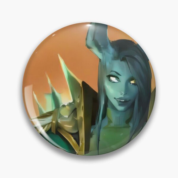 Item preview, Draenei Warlock Girl designed and sold by gravenlana-art.