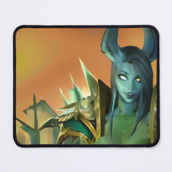 Item preview, Draenei Warlock Girl designed and sold by gravenlana-art.