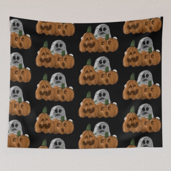 Item preview, Ghost and Pumpkins designed and sold by Kaela Henderson.